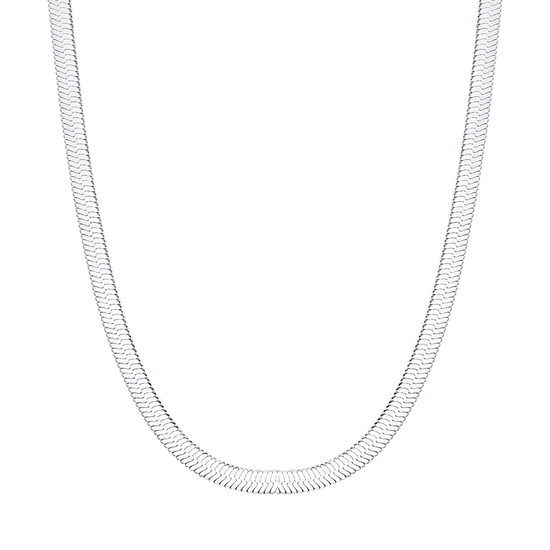 WOMAN SNAKE STEEL NECKLACE