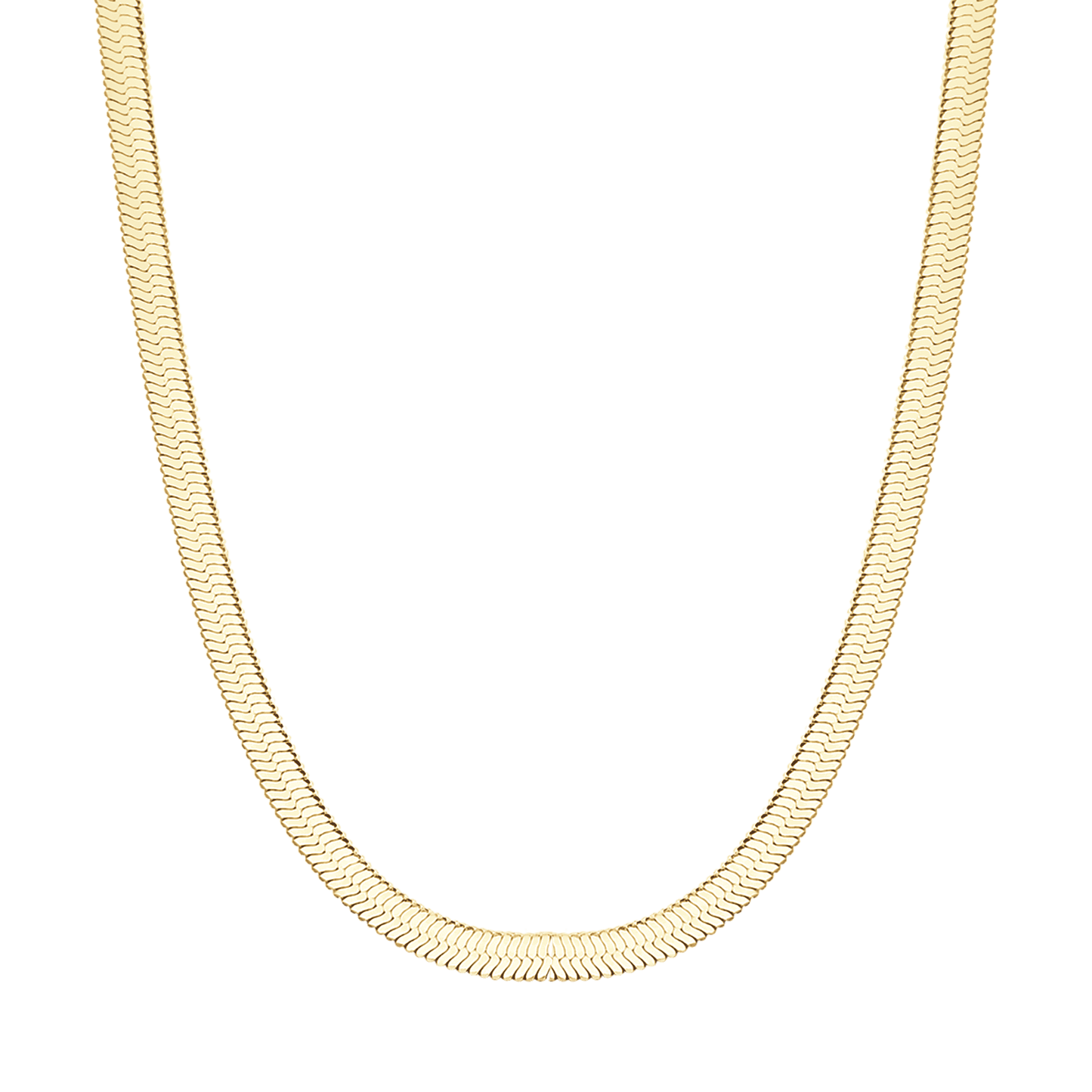 WOMAN'S SNAKE IN STEEL IP GOLD NECKLACE Luca Barra