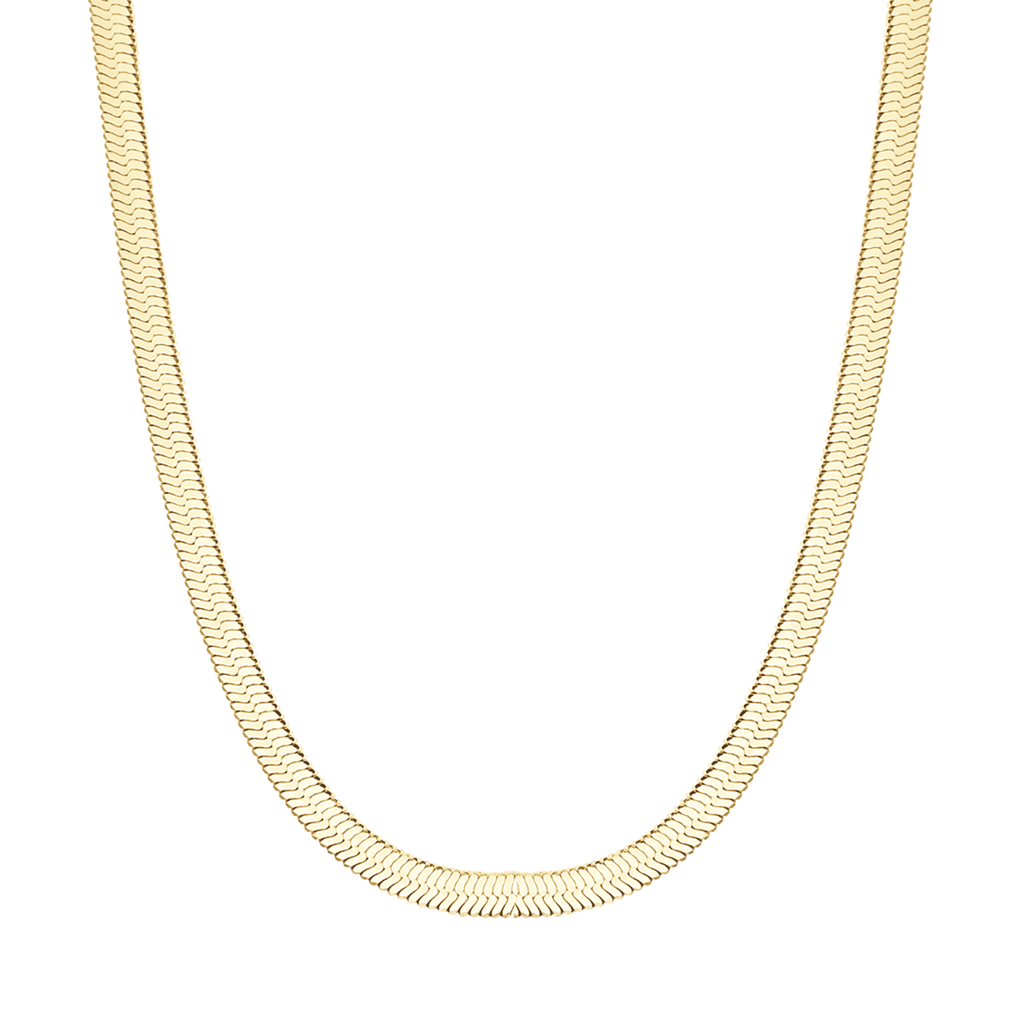 WOMAN'S SNAKE IN STEEL IP GOLD NECKLACE Luca Barra