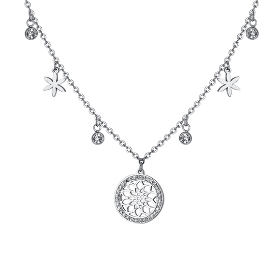 COLLANA DONNA IN ACCIAIO FIORE DELLA VITA Luca Barra