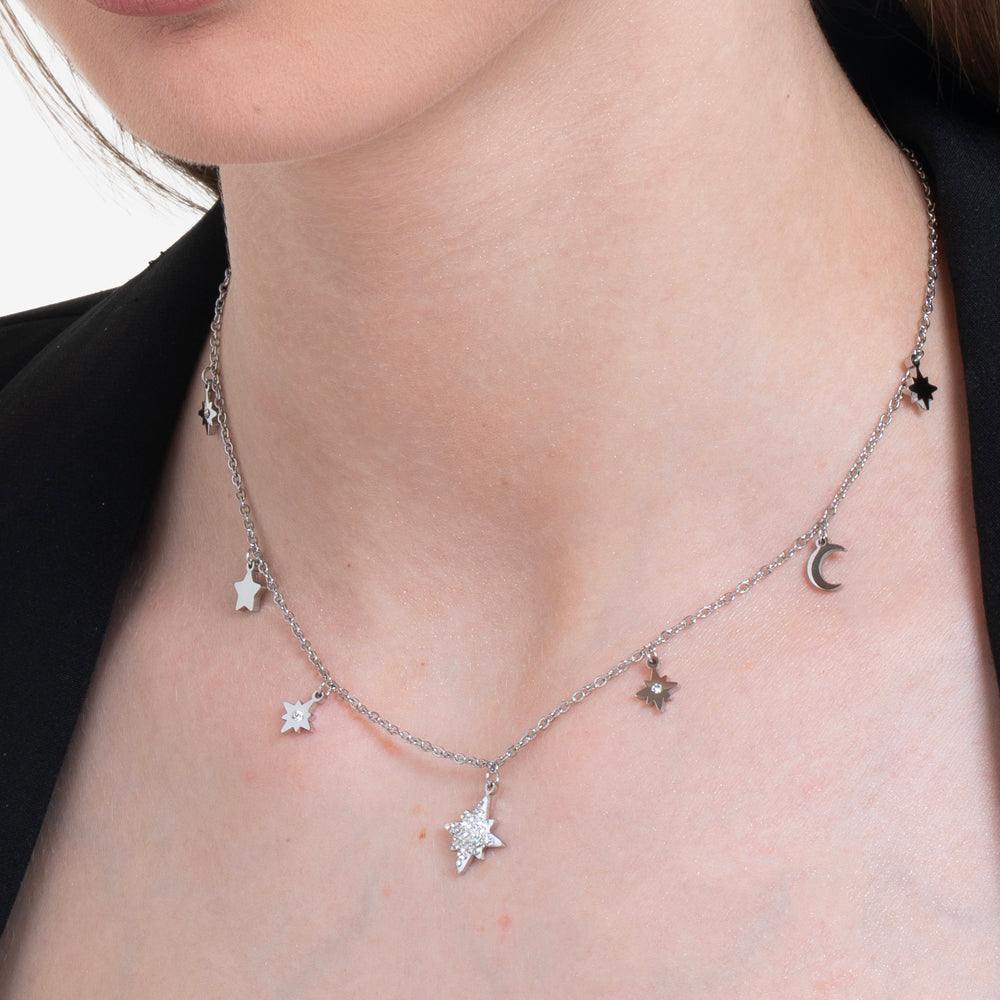 SISSI STAR STEEL WOMEN'S NECKLACE