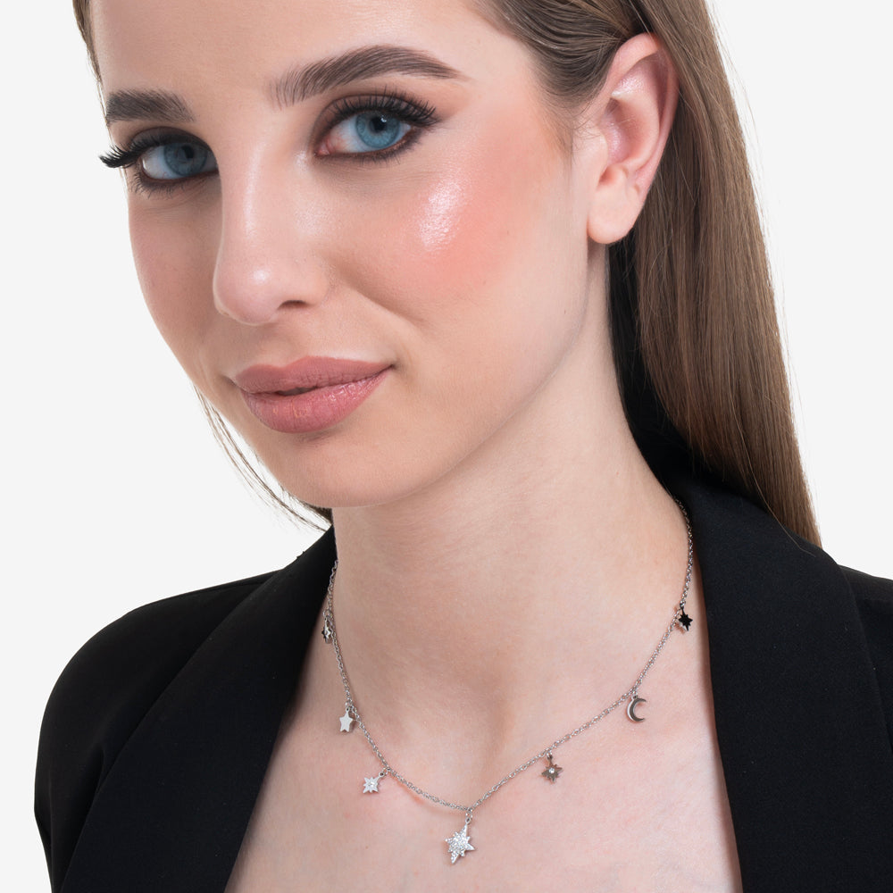 SISSI STAR STEEL WOMEN'S NECKLACE