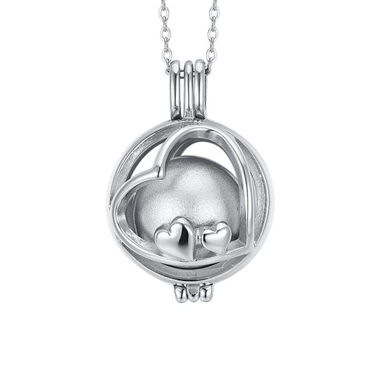 COLLANA CHIAMA ANGELI DONNA CON CUORI Luca Barra