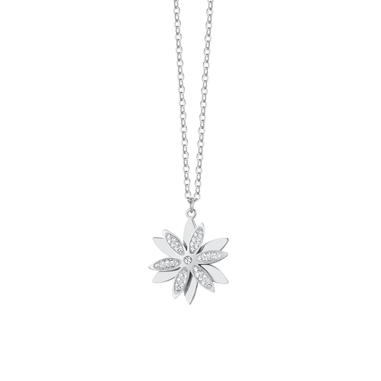 COLLANA DONNA IN ACCIAIO FIORE DELLA VITA GIREVOLE Luca Barra