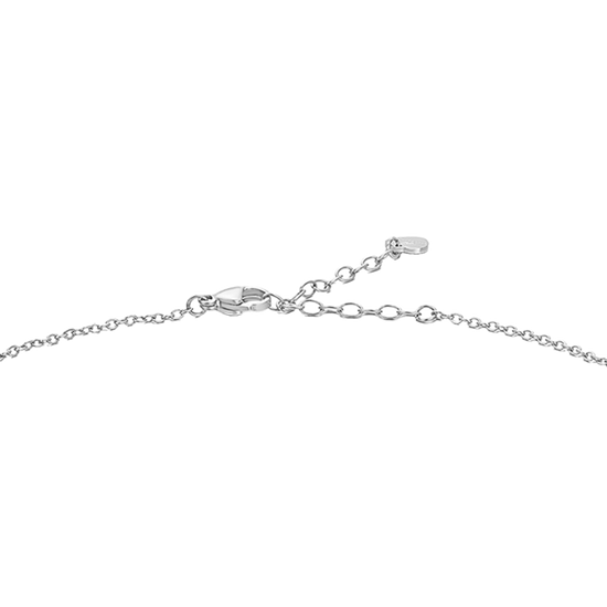 COLLANA CHOKER TENNIS DONNA IN ACCIAIO CON ZIRCONI BIANCHI