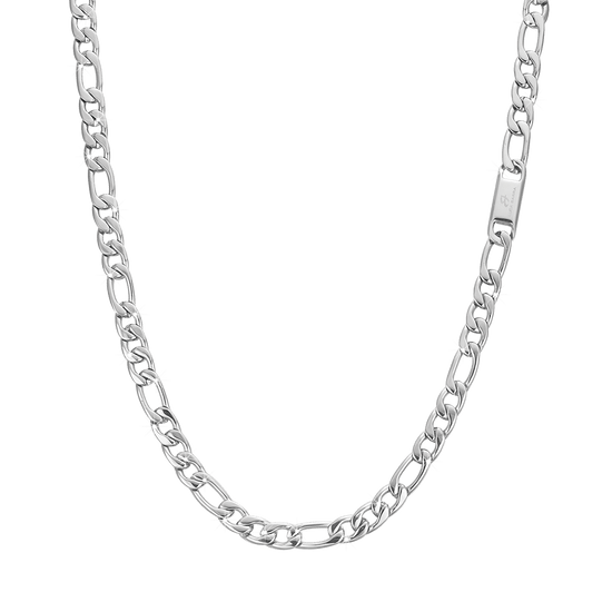 men's steel mesh necklace GROUMETTE Luca Barra