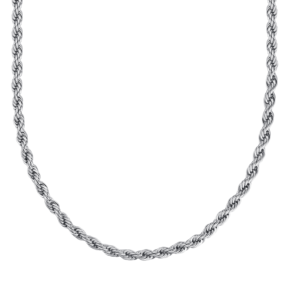 UNISEX STEEL NECKLACE 6 MM Luca Barra