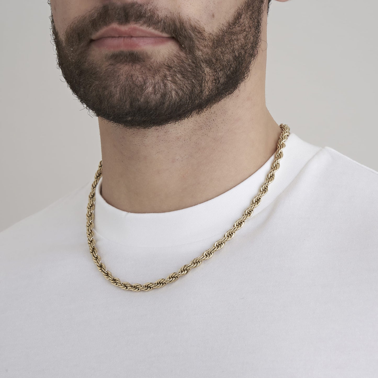 6MM STEEL UNISEX NECKLACE