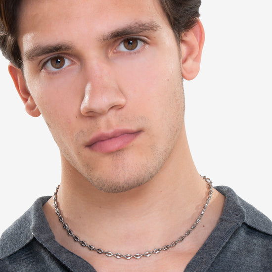 STEEL MEN'S NECKLACE