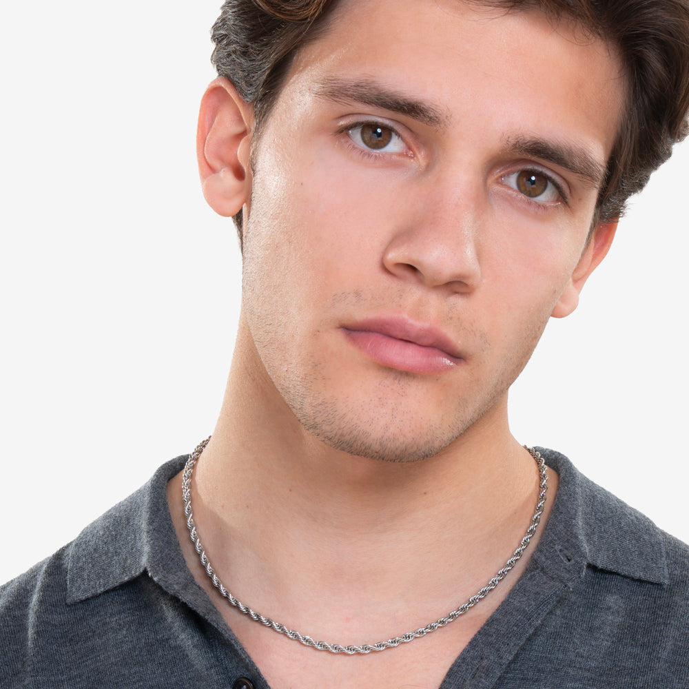 STEEL MEN'S NECKLACE