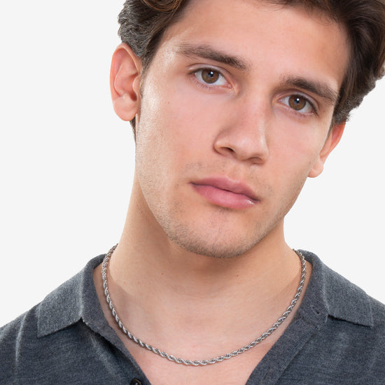 STEEL MEN'S NECKLACE