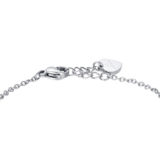 GIRL STEEL CUSTOMIZABLE BRACELET WITH LADYBUG