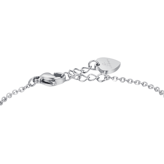 STEEL GIRL BRACELET WITH BUTTERFLY