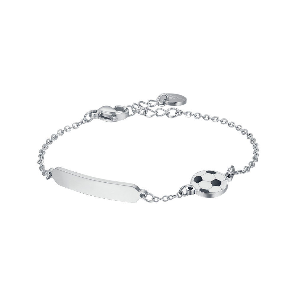 STEEL BABY BRACELET WITH BALL