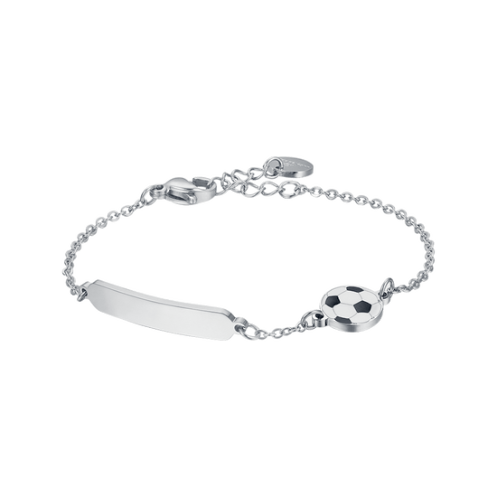 STEEL BABY BRACELET WITH BALL