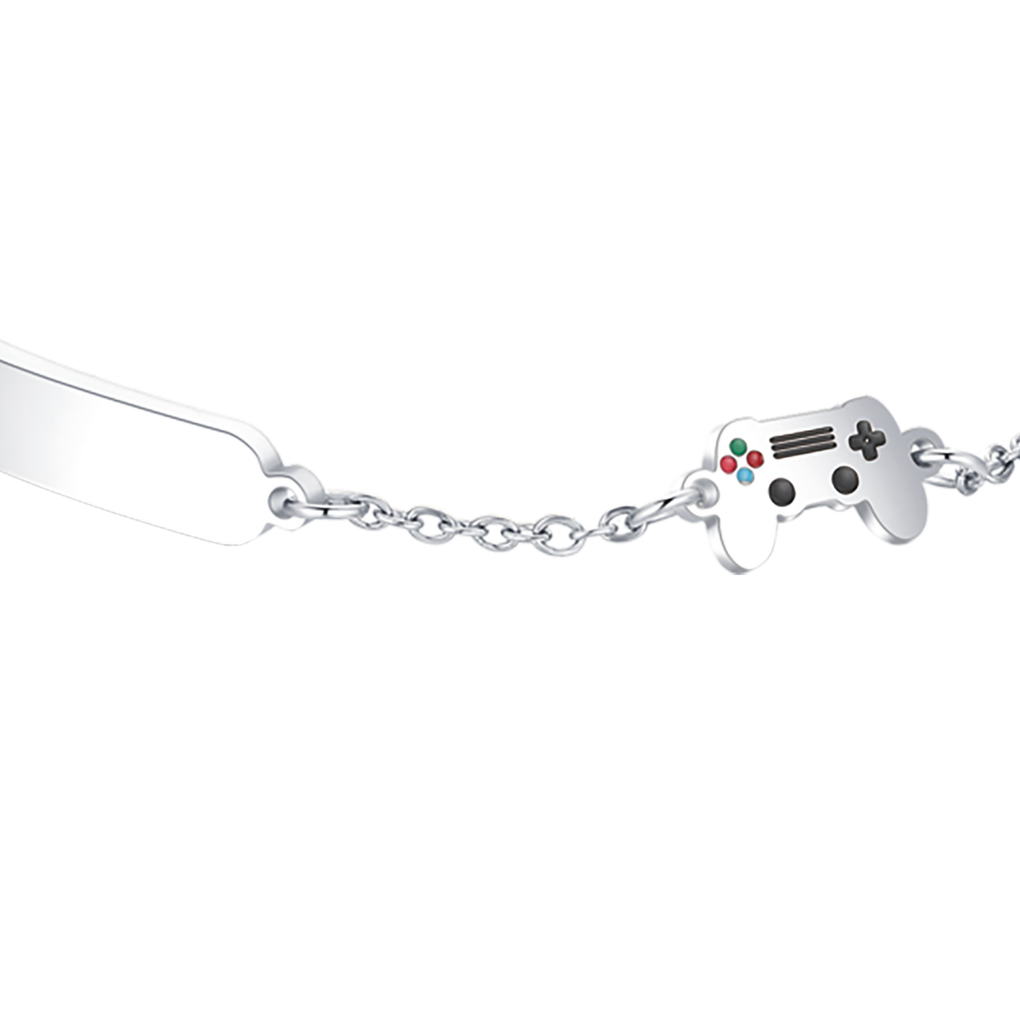 STEEL BABY BRACELET WITH JOYPAD Luca Barra