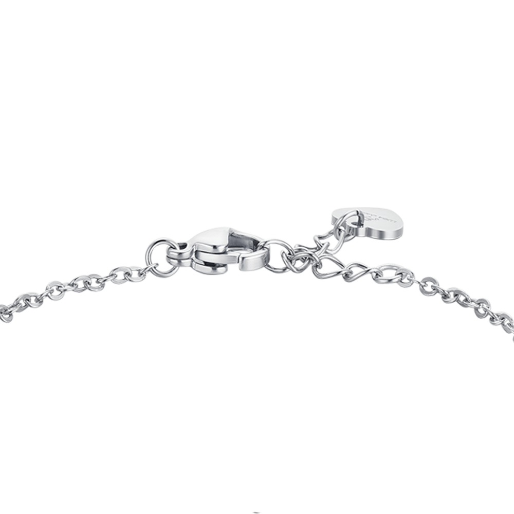 STEEL GIRL BRACELET WITH HEART