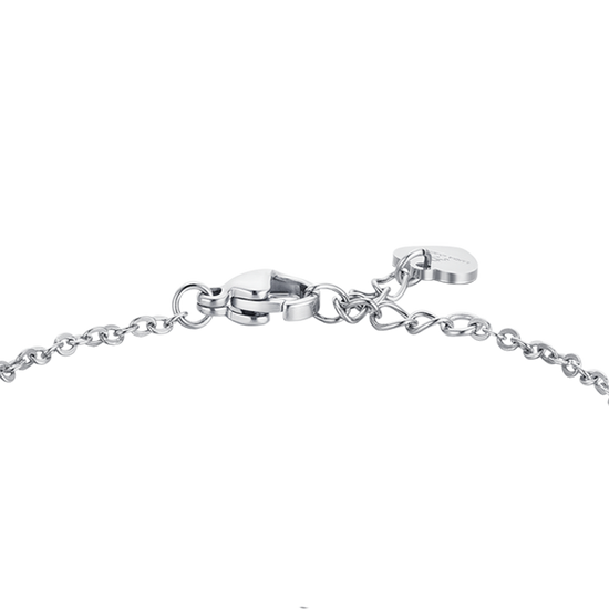 STEEL GIRL BRACELET WITH HEART