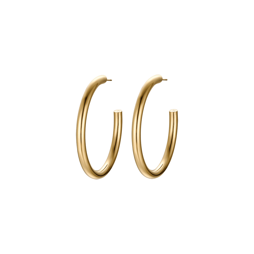 WOMAN'S EARRINGS IN STEEL IP GOLD Luca Barra