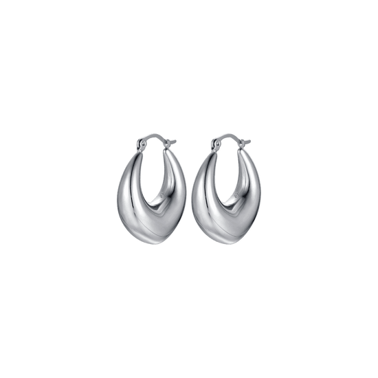 WOMAN'S EARRINGS IN STEEL Luca Barra