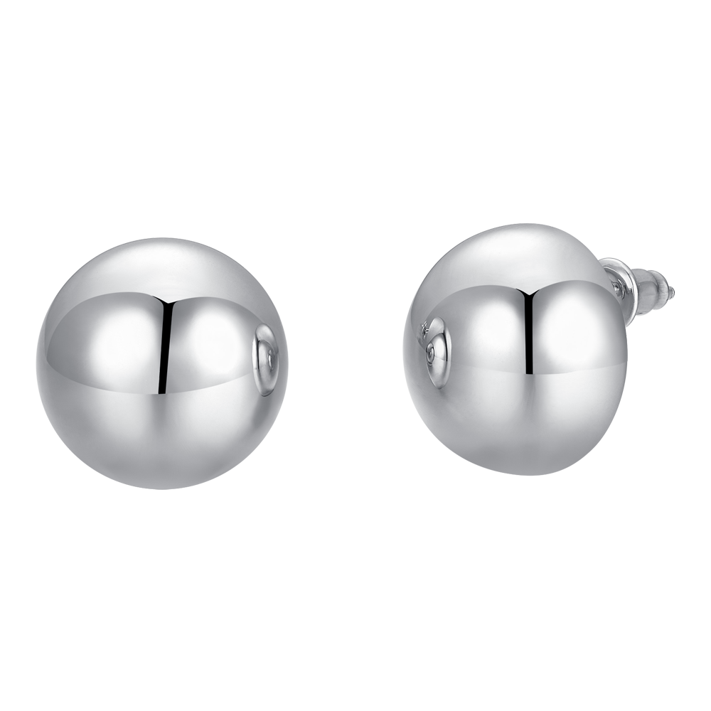 ORECCHINI DONNA A GOCCIA 16 mm IN ACCIAIO