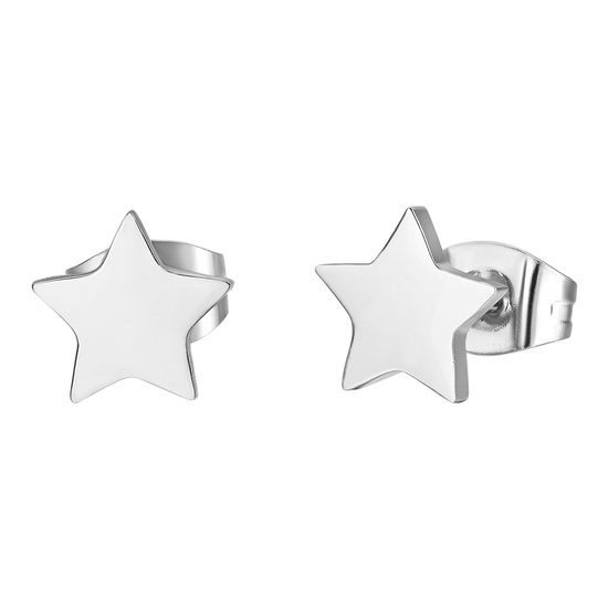 WOMEN'S STEEL STAR EARRINGS