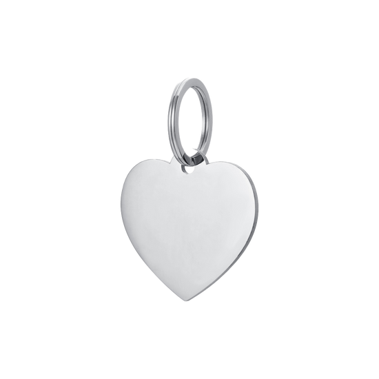 CUSTOMIZABLE DOG AND CAT HEART TAG