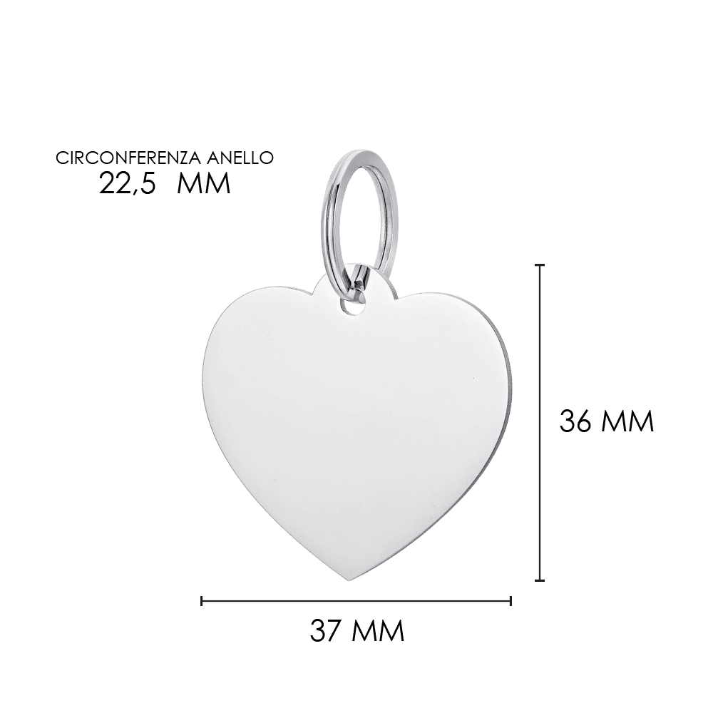 CUSTOMIZABLE DOG AND CAT HEART TAG