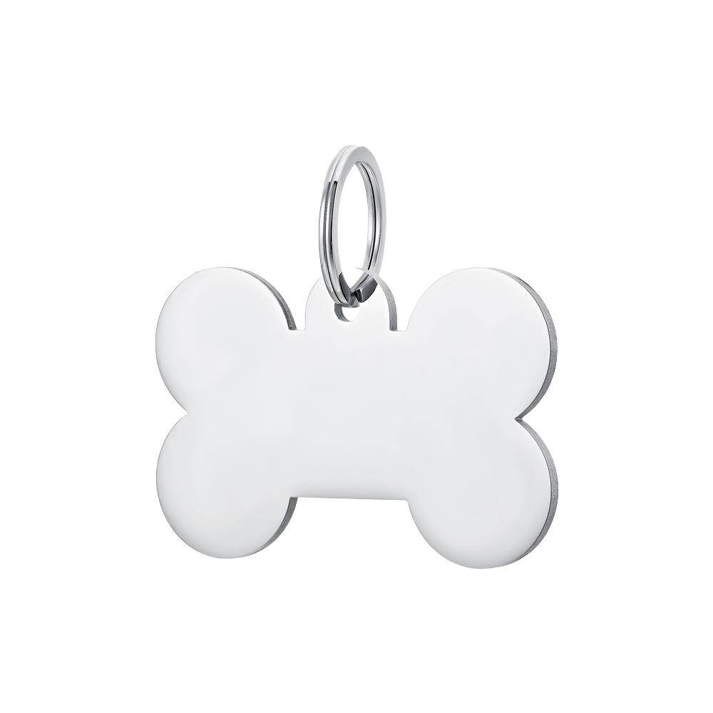 CUSTOMIZABLE DOG AND CAT BONE TAG