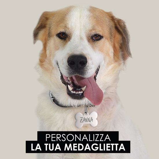 Upload image to Gallery PERSONALIZABLE DOG AND CAT BONE MEDALLET
