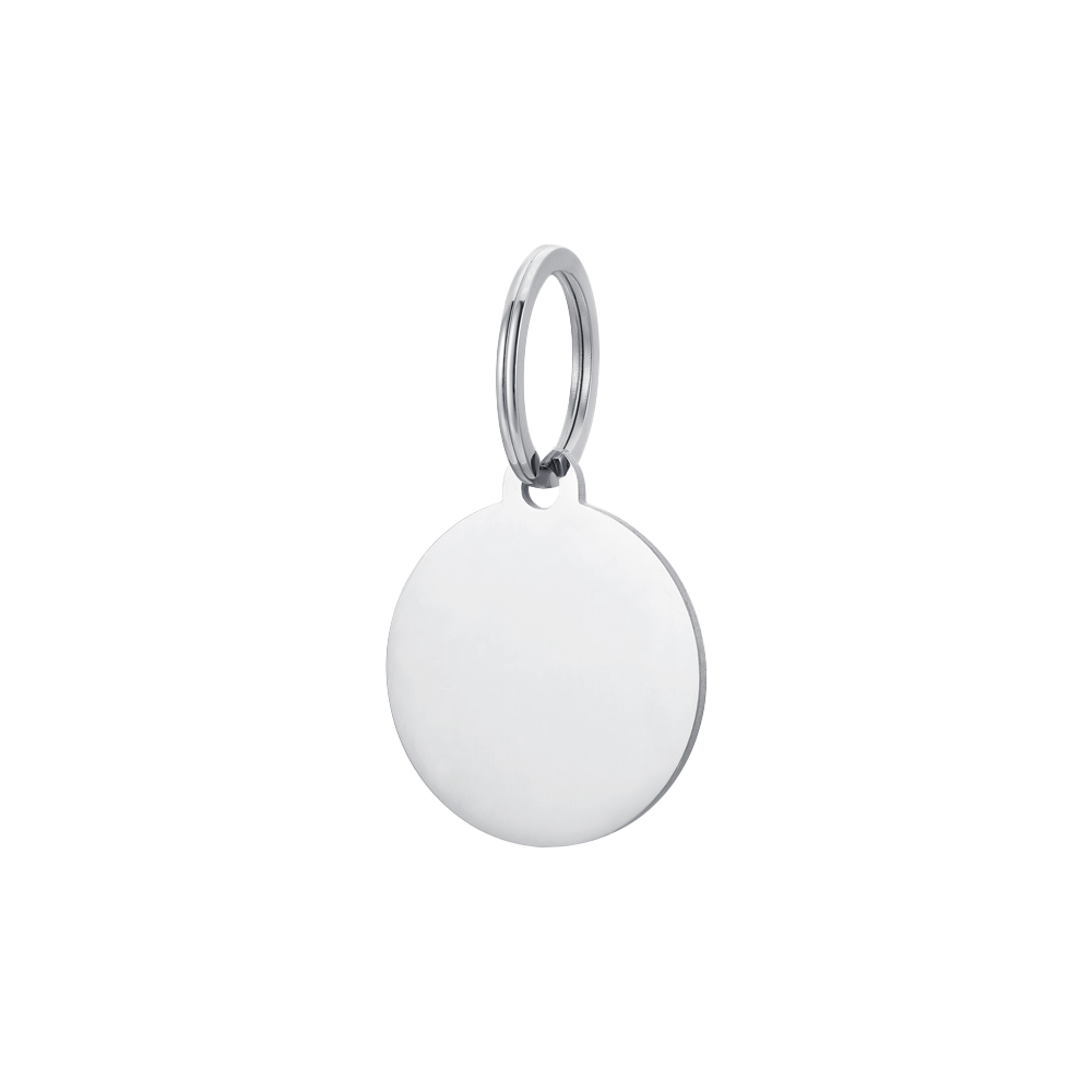 CUSTOMIZABLE DOG AND CAT CIRCLE DOG TAG